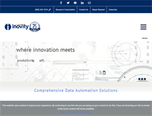 Tablet Screenshot of inovity.com